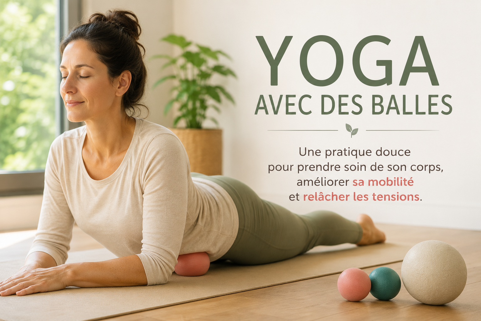 Yoga avec des balles